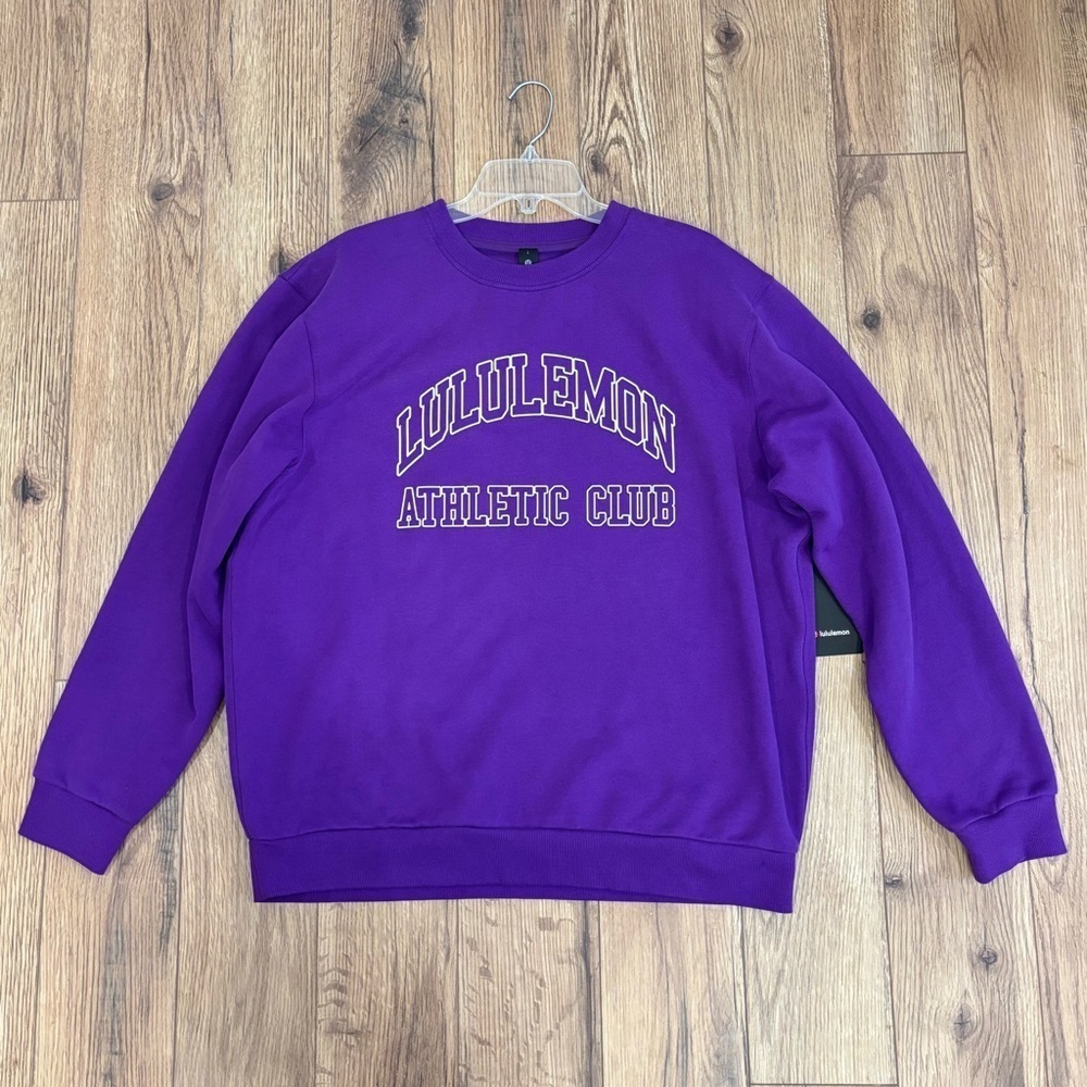 NWT Lululemon Steady State Crew *Graphic Size Large In College Purple